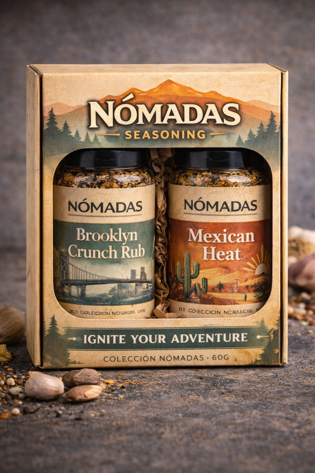 !PRÓXIMAMENTE! Kit Doble Nómadas Seasoning – ¡Explora el mundo con cada bocado!