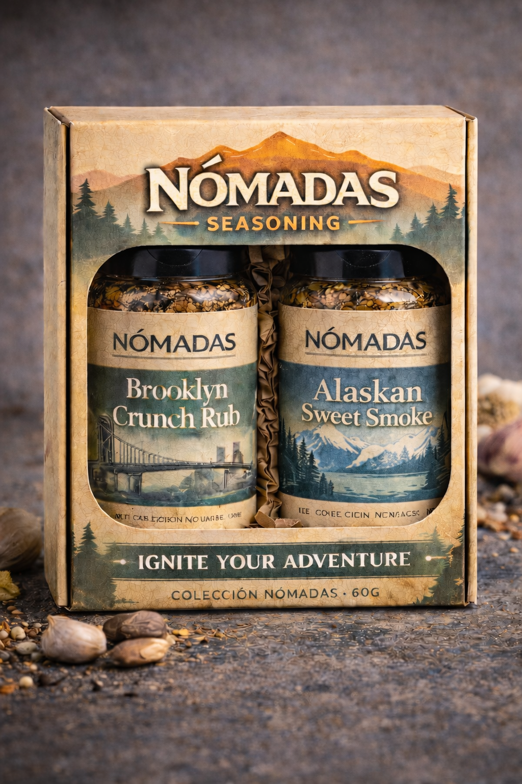 !PRÓXIMAMENTE! Kit Doble Nómadas Seasoning – ¡Explora el mundo con cada bocado!