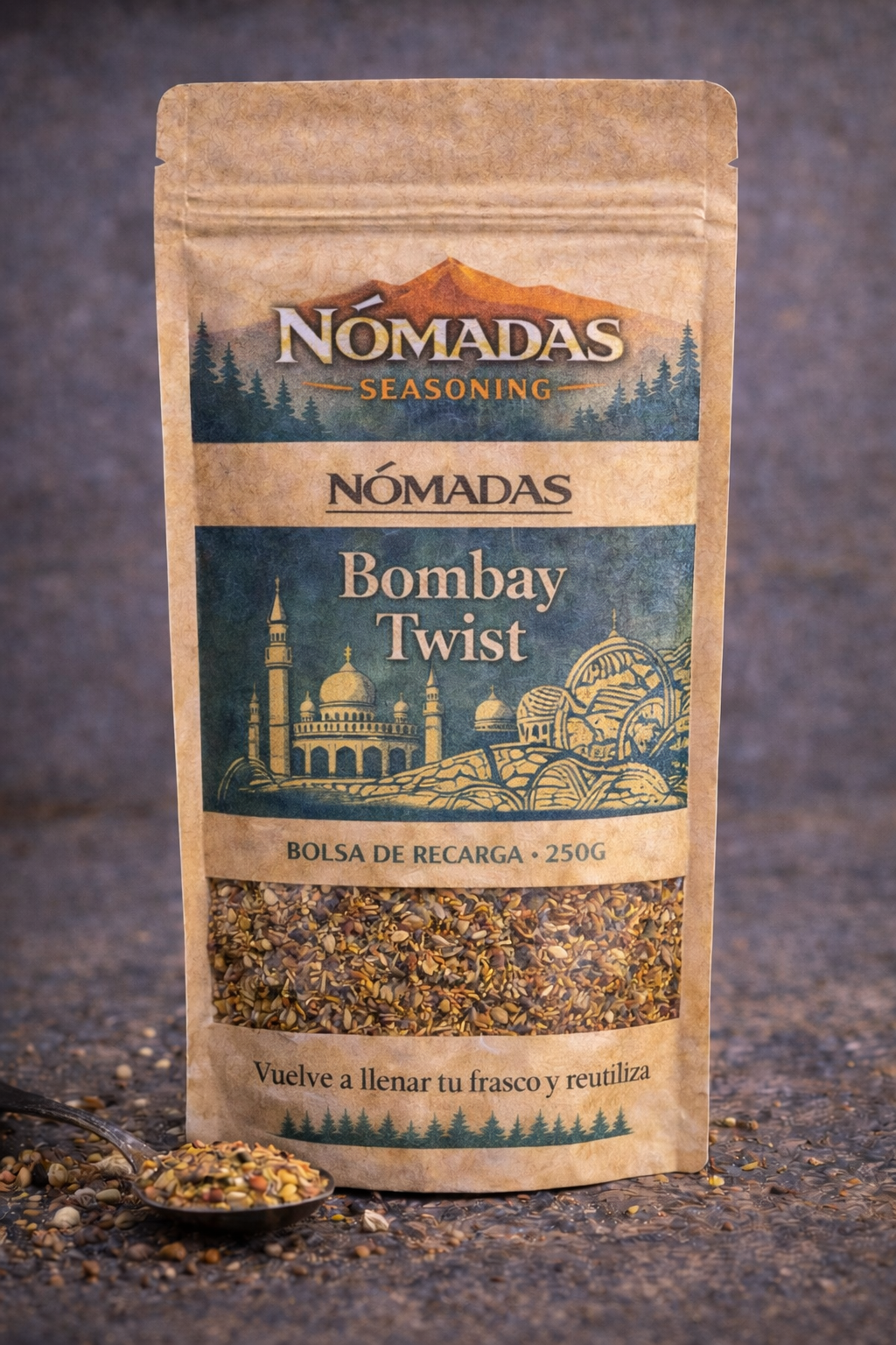 !PRÓXIMAMENTE! Recarga Nómadas – Bolsa Kraft de 250g