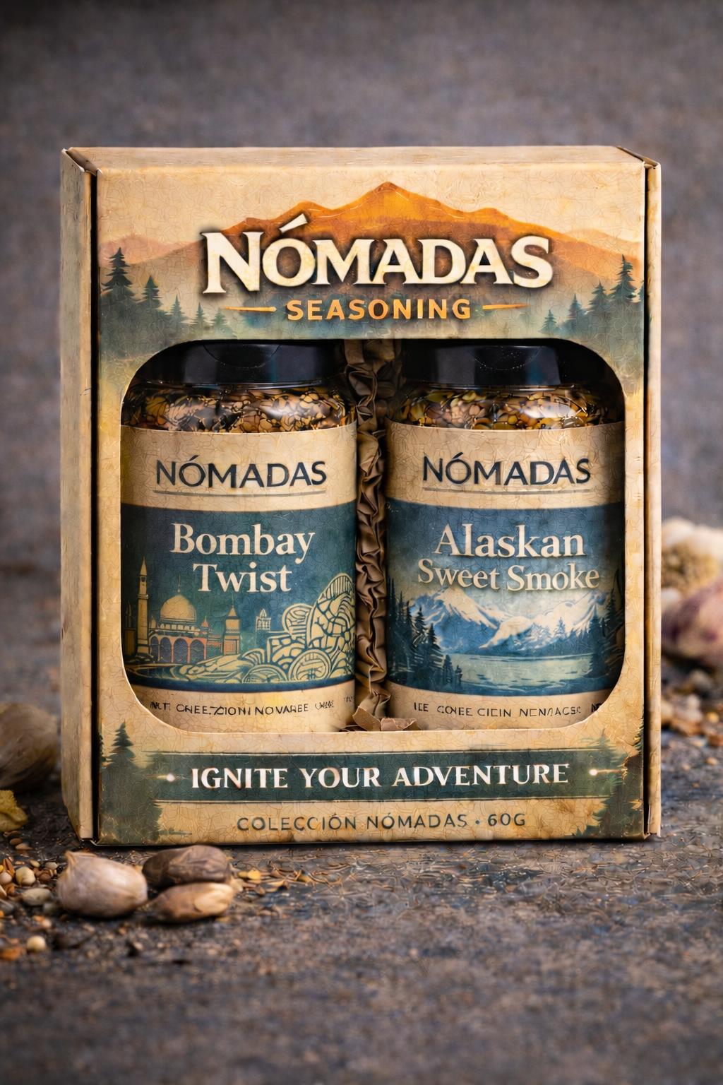 !PRÓXIMAMENTE! Kit Doble Nómadas Seasoning – ¡Explora el mundo con cada bocado!