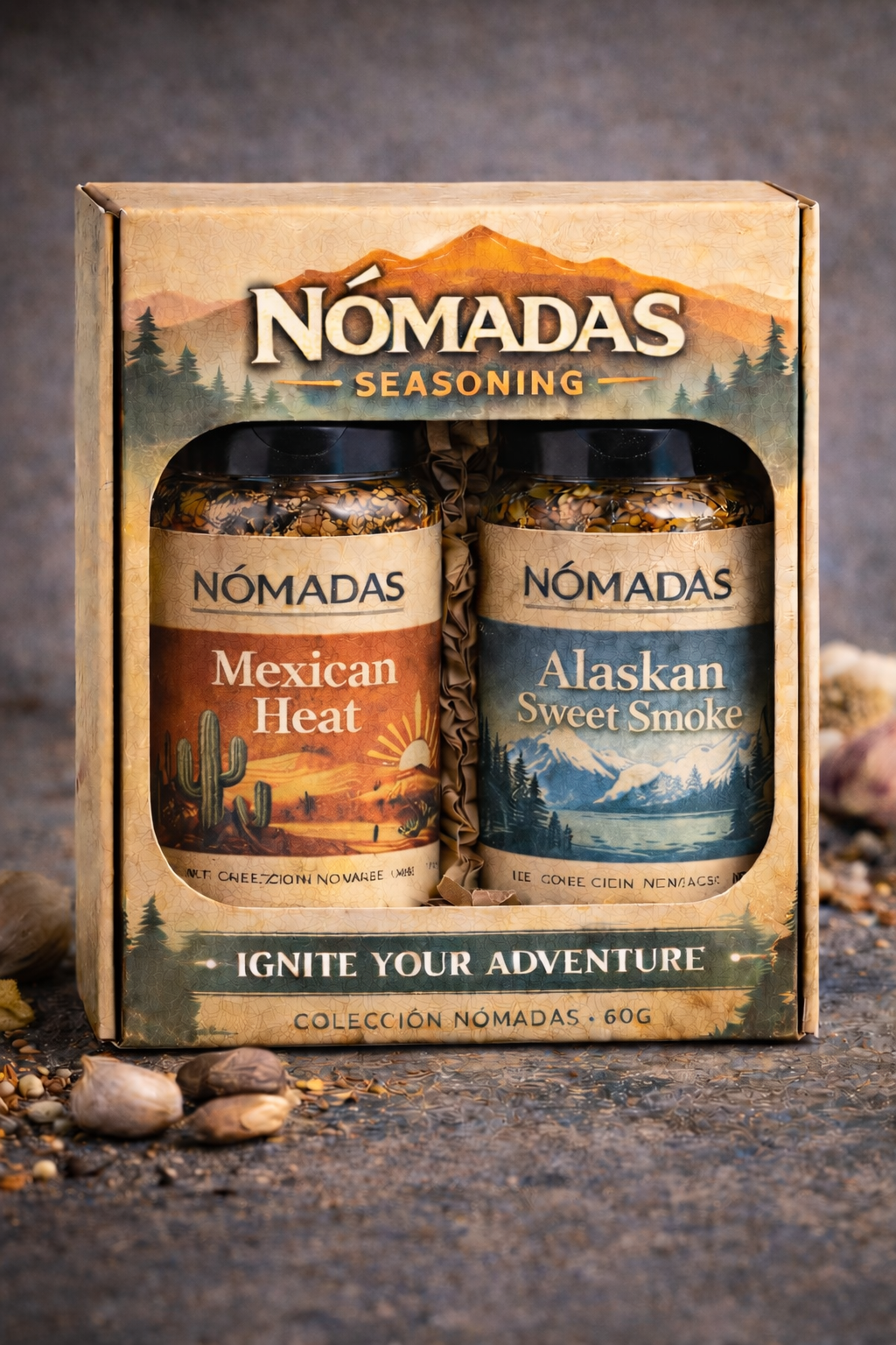 !PRÓXIMAMENTE! Kit Doble Nómadas Seasoning – ¡Explora el mundo con cada bocado!