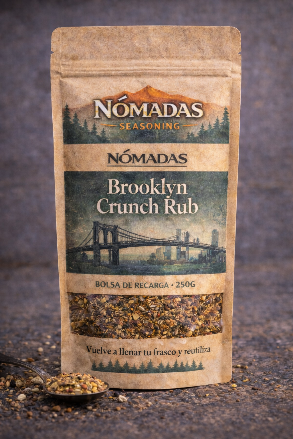 !PRÓXIMAMENTE! Recarga Nómadas – Bolsa Kraft de 250g